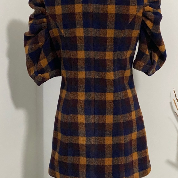 Tularosa Wool Mini Puff Sleeve Mini Size Medium - Picture 7 of 7